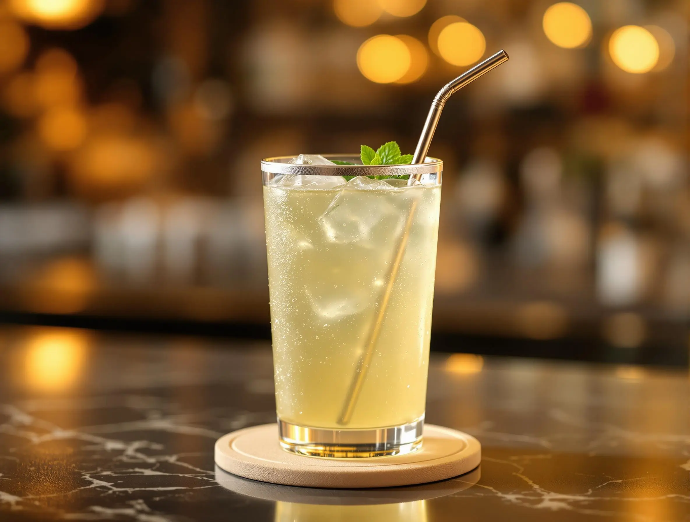 A refreshing cocktail from the American South, blending bourbon, mint and sugar, ideal for sunny days.